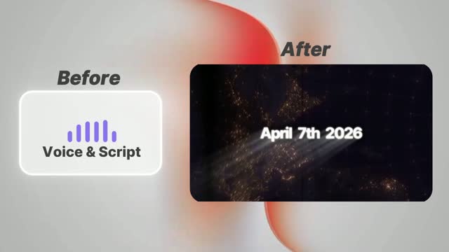 Before and after video editing transformation — raw footage edited into a retention-focused story — video thumbnail